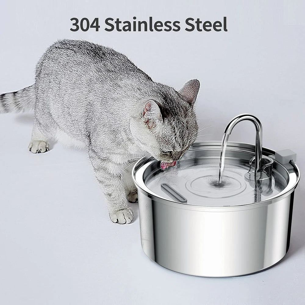 PetPure™ Stainless Steel Water FountainTM